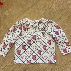 The Beaufort Bonnet Company Fox Print bow top